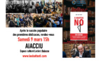Conférence sur l'importance du combat citoyen contre l'emprise mafieuse, à Aiacciu