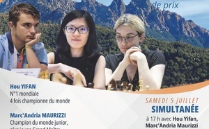 La Corse échiquéenne accueille Hou Yifan, la N°1 mondiale ! 